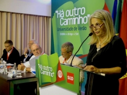 Deputada Edite Estrela na Universidade de Verão do PS - 30-08-2012