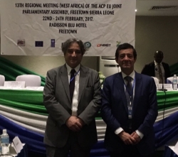 Carlos Zorrinho e Ricardo Serrao Santos na Serra Leoa